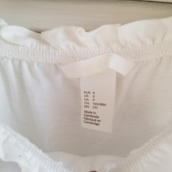 Off shoulder white H&M blouse - Picture 3 of 6